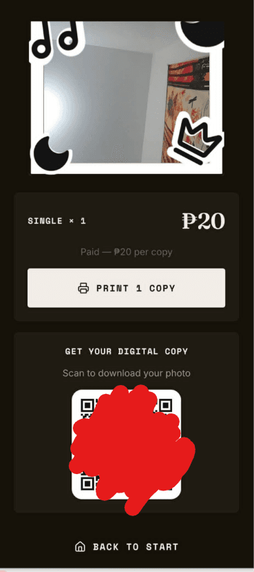 Snapify — print and QR download