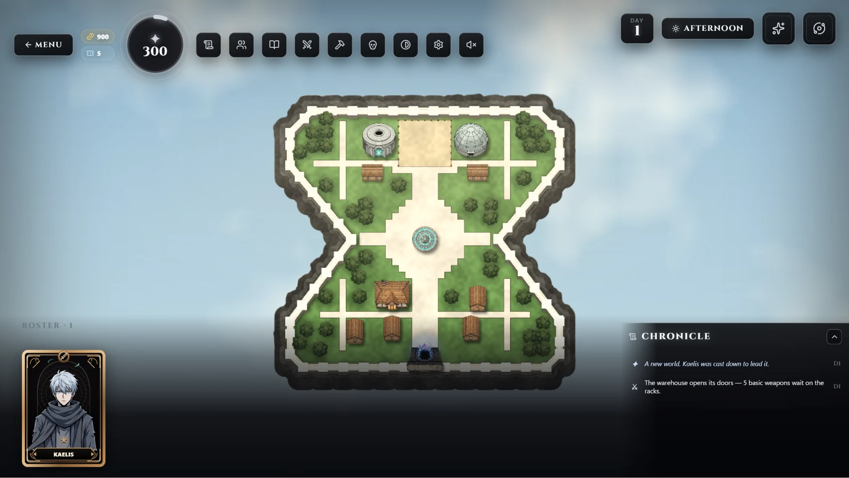 To Be A God — the island settlement
